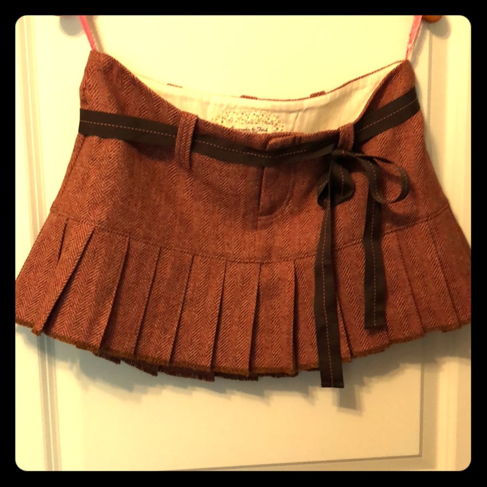 Abercrombie tweed wool miniskirt